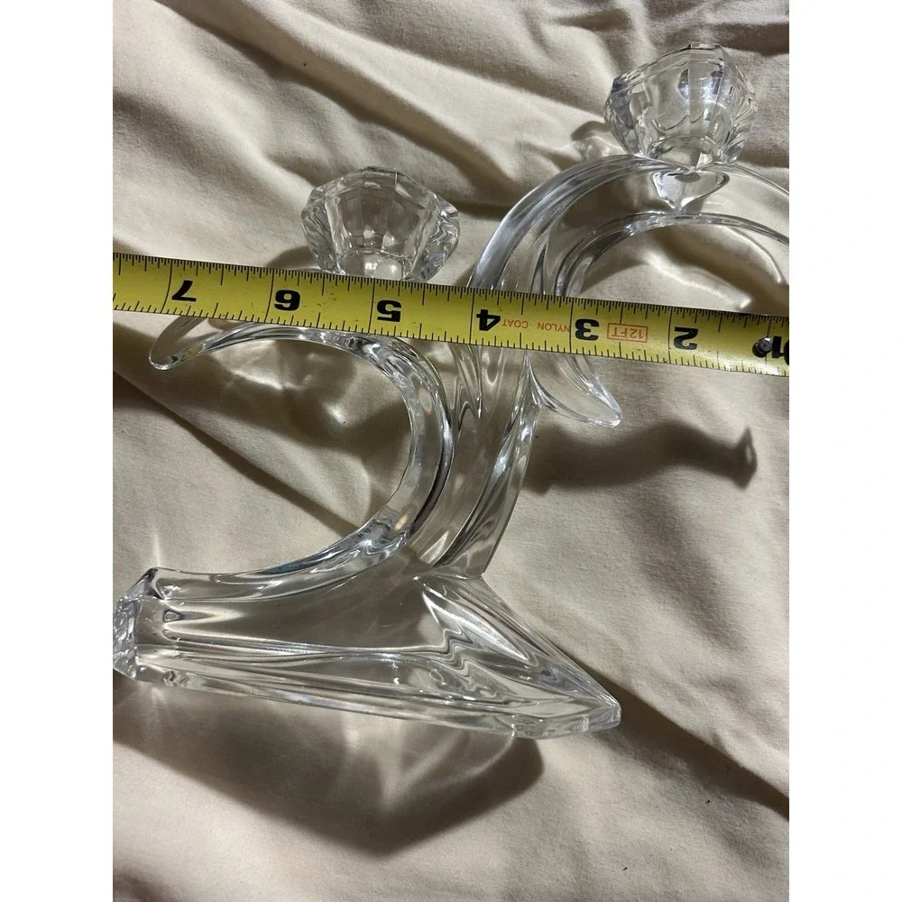 Vintage‎ Lead Crystal Candle Holders Candlesticks